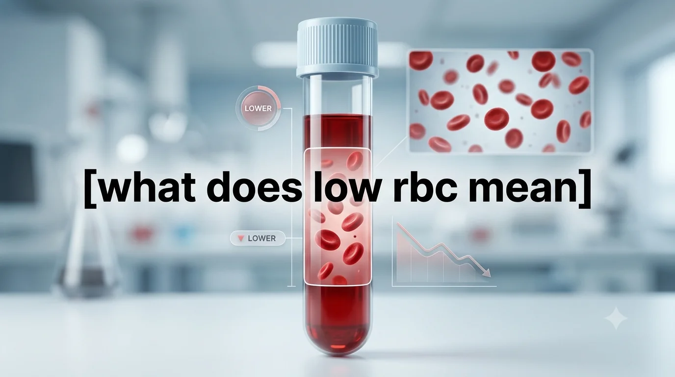 What Does Low RBC Mean? The Ultimate Guide to Understanding Your Blood Test Results