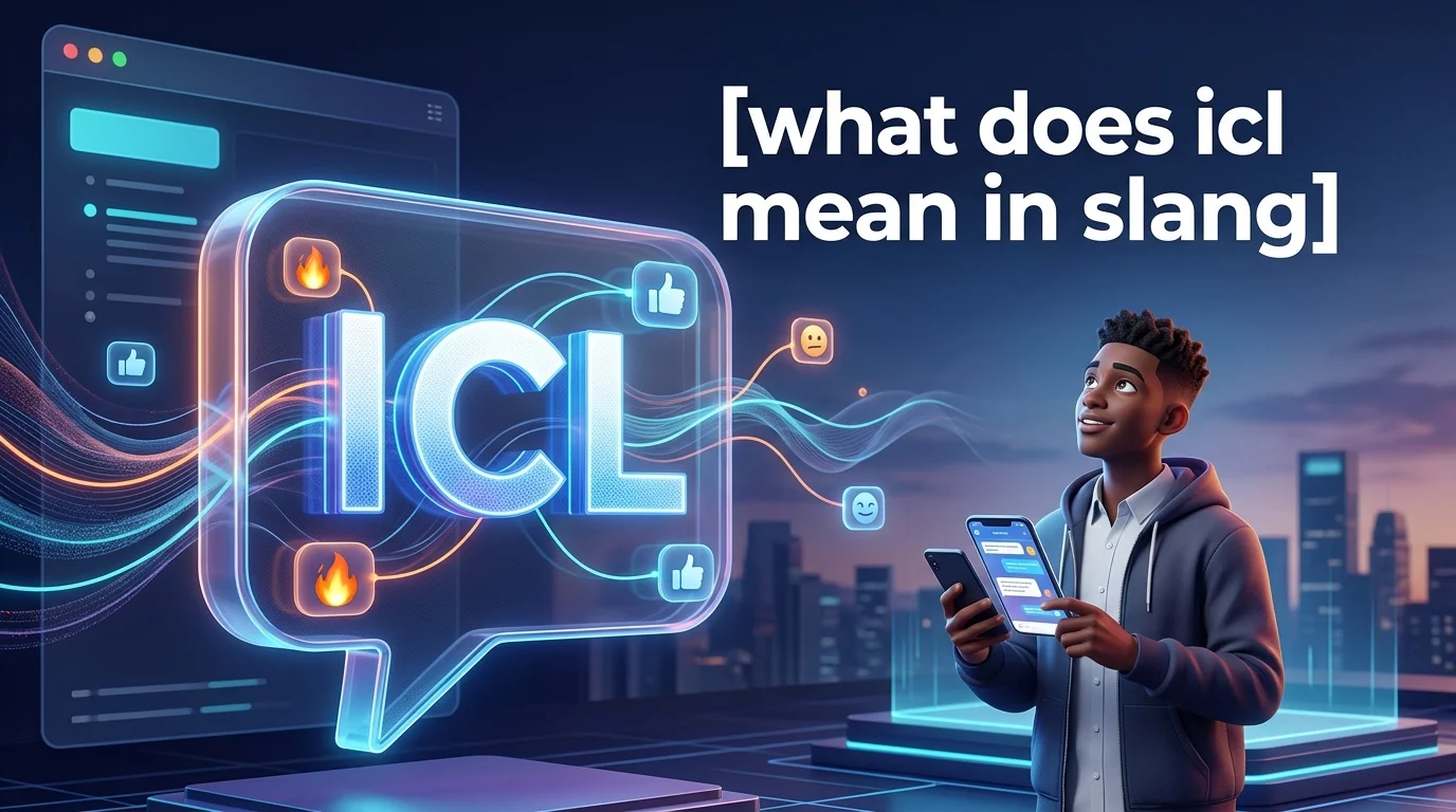 What Does ICL Mean in Slang? The Ultimate Guide to Modern Internet Lingo