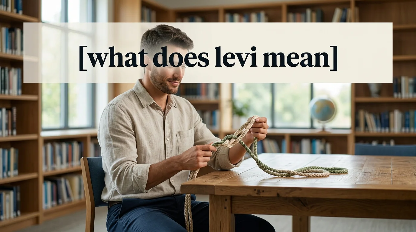 what-does-levi-mean