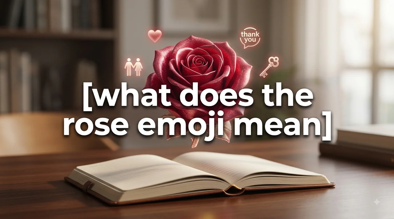 what-does-the-rose-emoji-mean