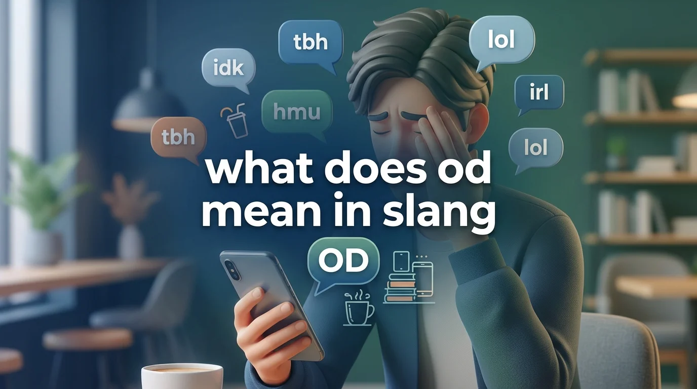 What Does OD Mean in Slang? The Ultimate Guide to Modern Internet Speak